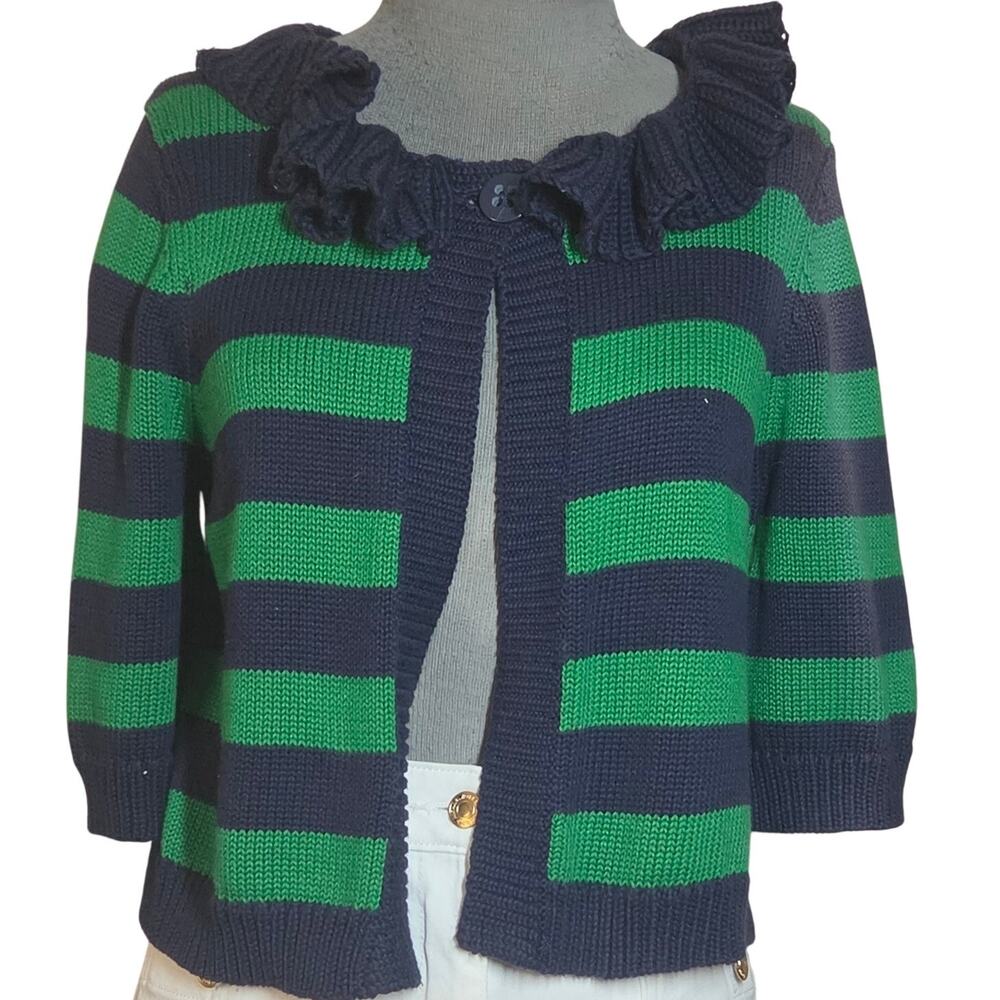 Juicy Couture Cotton Open Front Cardigan Sweater Size Medium